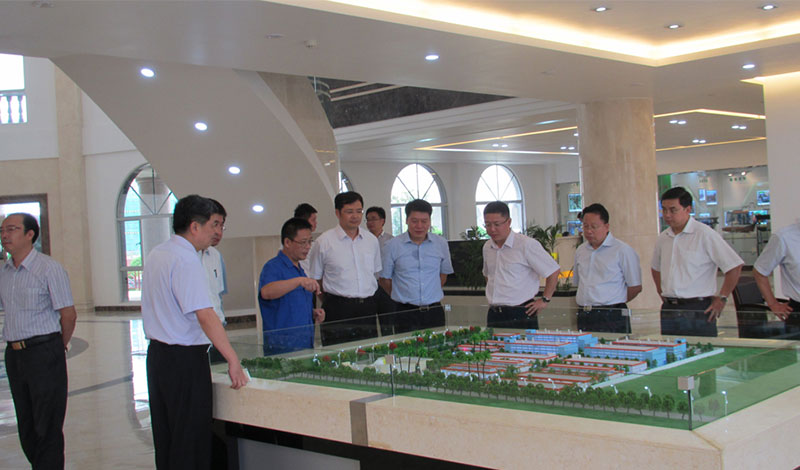 韶关市市长骆蔚峰、翁源县县委书记颜亮一行莅临我司考察